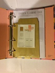 2 Horizon Group USA Gardening Planning 4 Ring Binder 40 Double-Sided Note Pages