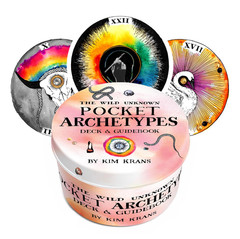 The Wild Unknown Pocket Archetypes Oracle Deck & Guidebook by Kim Krans