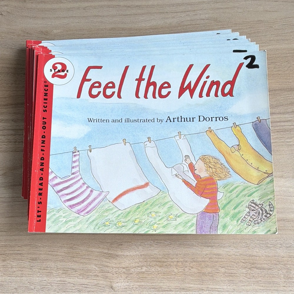 Arthur Dorros Feel the Wind Let’s-Read-and-Find-Out Science PB 1989 Illus