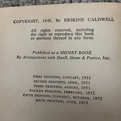 This Very Earth Family Drama Paperback Book by Erskine Caldwell Signet 1953