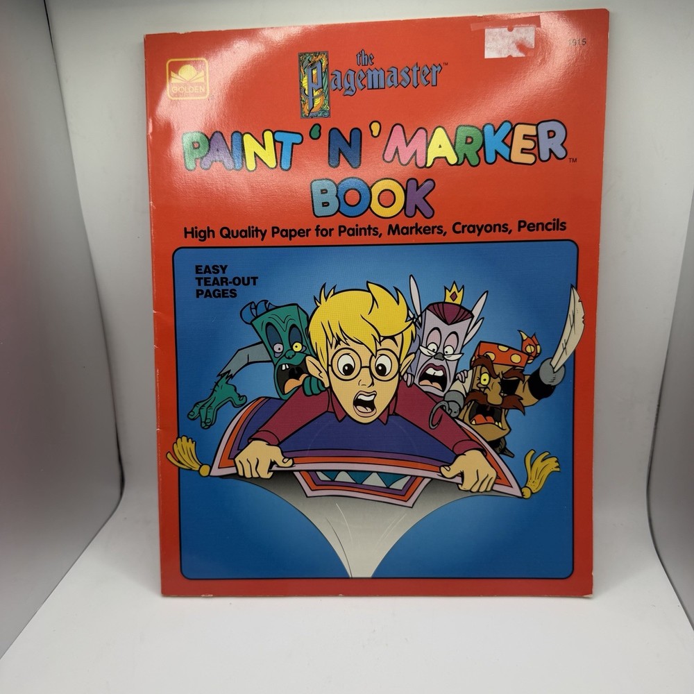 Pagemaster Paint and Marker Book 14 Pages