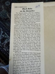 Black Robe on the Kennebec by Mary Calvert, Jesuits in Maine HC/DJ VG++
