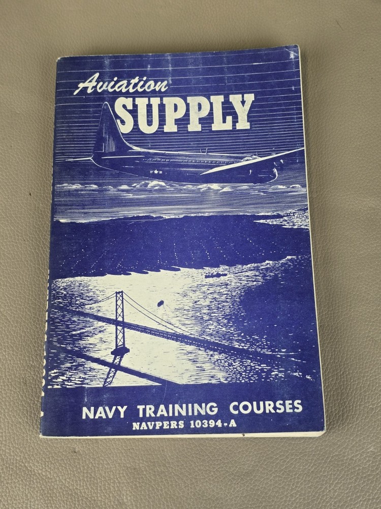 Navy Training Courses Aviation Supply Navpers 10394-A P-543