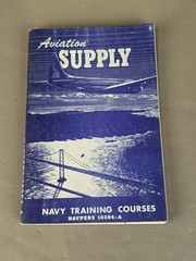 Navy Training Courses Aviation Supply Navpers 10394-A P-543