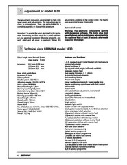 BERNINA 1630 Service Manual – ROBUST WIRE BOUND – RUGGED COVERS