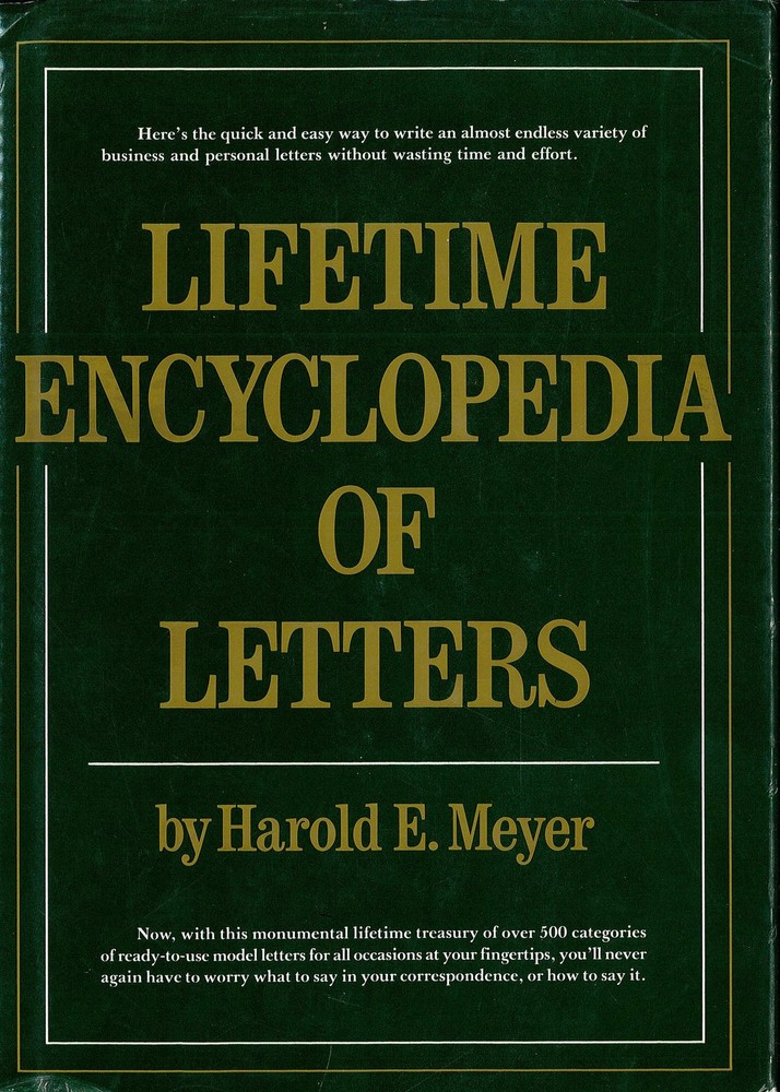 Lifetime encyclopedia of letters