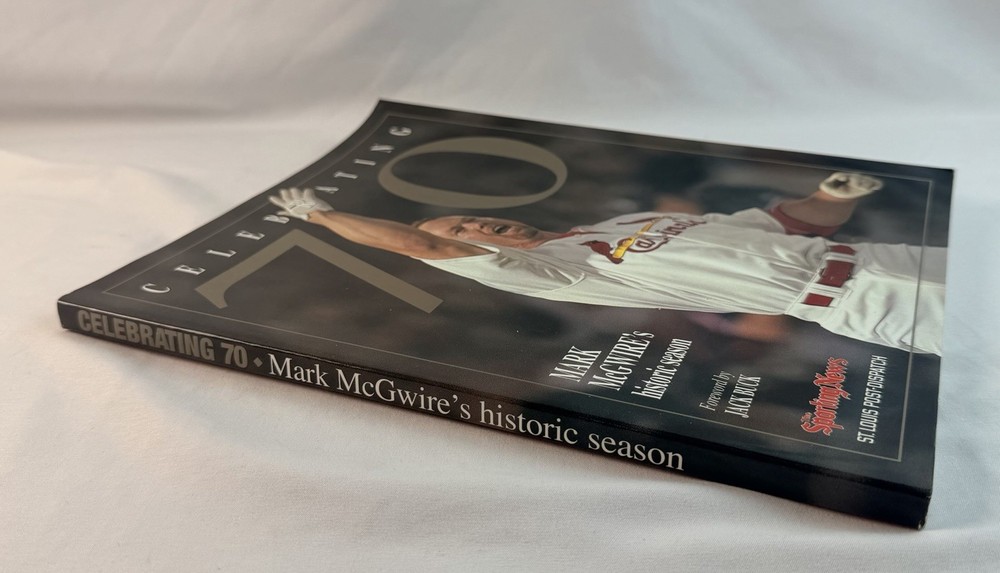 Celebrating 70 Mark McGwire Historic Season 1998 Baseball Softcover Book MLB