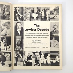 The Lawless Decade Pictorial History 1920s Hardcover Book Paul Sann 1957