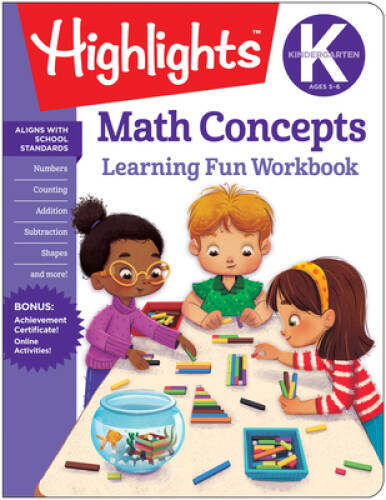 Kindergarten Math Concepts (Highlights(TM) Learning Fun Workbooks) – VERY GOOD