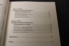 Studies in Outdoor Recreation Review & Synthesis Social Science Literature