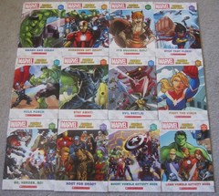 MARVEL CHILDREN’S PHONICS READING PROGRAM BOOKS #1-12 SCHOLASTIC