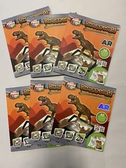 6 COPIES DINOSAUR WORLD Pukka 8421-FUN Coloring Book Book Free Shipping