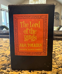 J.R.R. Tolkien Lord of the Rings 3-Book Revised Box Set Slipcase 1965