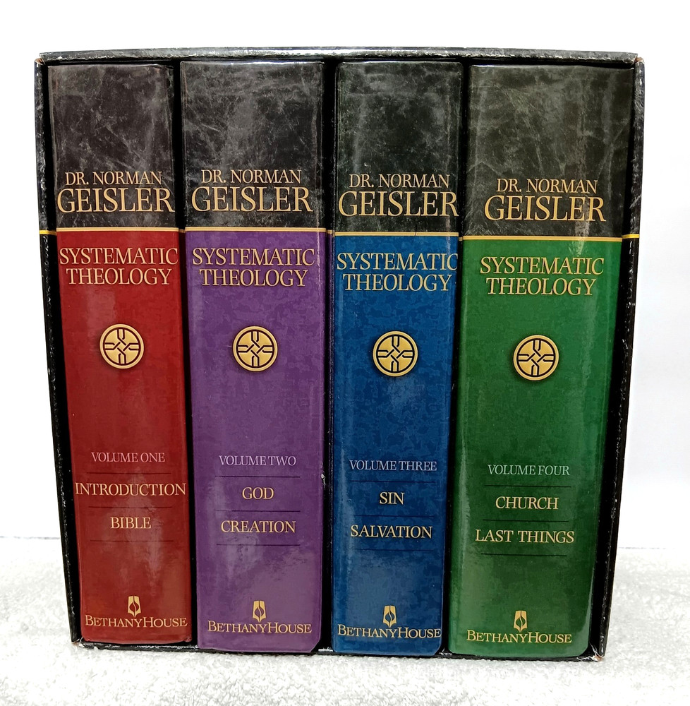Systematic Theology: Vols. 1-4 by Dr. Norman Geisler – HC Pub. by Bethany House