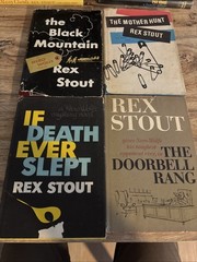 Rex Stout / Nero Wolfe Lot Of 8 Books, HC DJ BCE