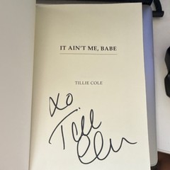 Tillie Cole It Ain’t Me, Babe Signed Hardcover Fiction Romance Outlaw MC Novel