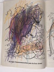 1988 Golden Tyco Dino-Riders Harness the Power of Dinosaurs Coloring Book