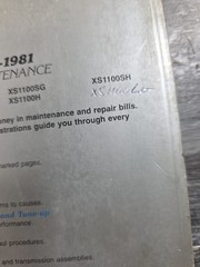 Clymer Service Repair Maintenance Manual M411 Yamaha XS1100 Fours 1978-1981