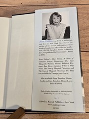 BLUE NIGHTS by Joan Didion 2011 Knopf FIRST EDITION hardcover GRIEF MEMOIR