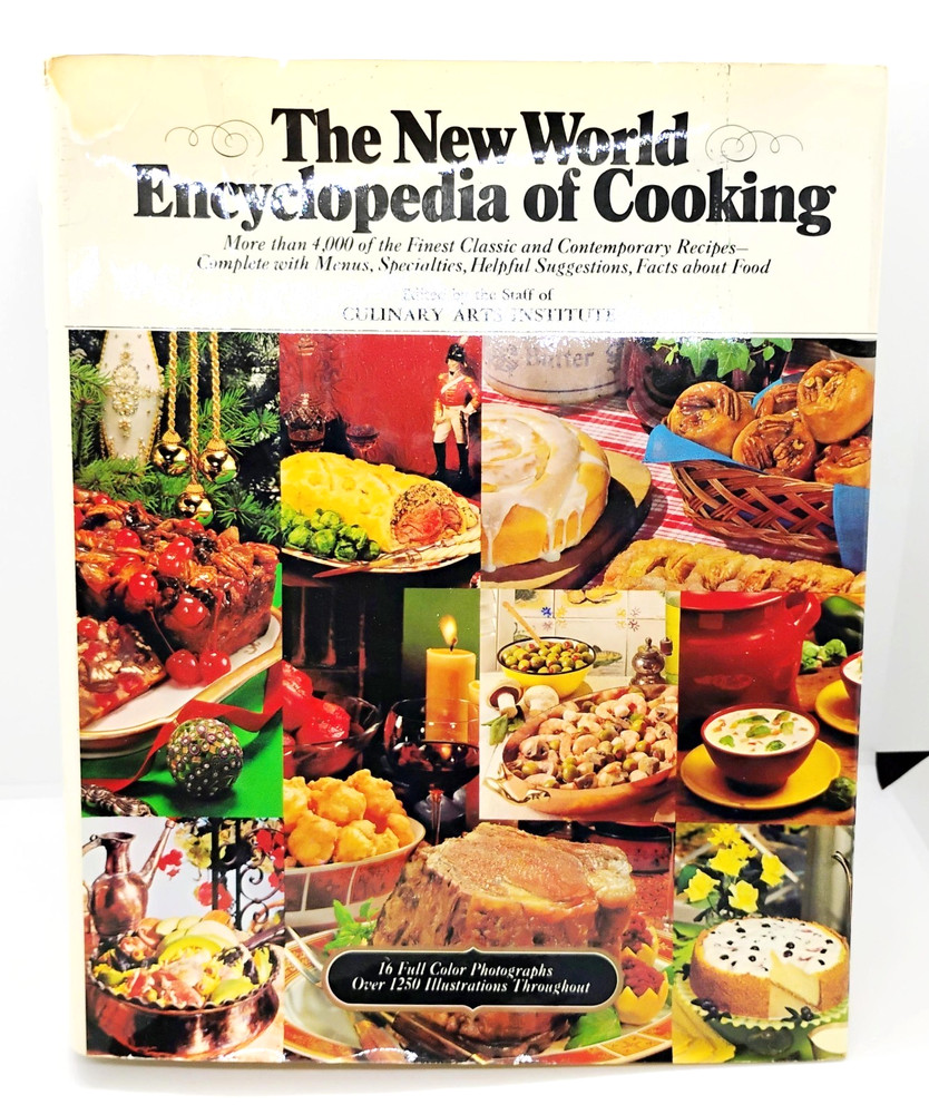 The New World Encyclopedia Of Cooking 1972 With 768 Pages Cook Book