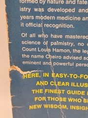 CHEIRO’S COMPLETE PALMISTRY – 1969 – COUNT LOUIS HAMON G-493