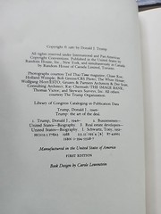 Lot Of 3 Trump Hardcover First Editions With Dust Jackets