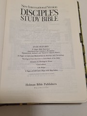 Disciple’s Study Bible NIV (1984) 1988 Holman Doctrines Helps Bonded Leather