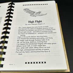Flying Eagles Plane Cooking Cookbook 2005 Eagle Roost Air Park With Gift Letter