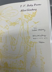Allen Ginsberg T.V. Baby Poems HC 1967 1st Ed Signed & Inscribed Poetry