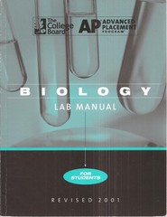 The College Board Advanced Placement Program: Biology Lab Manual for Student…