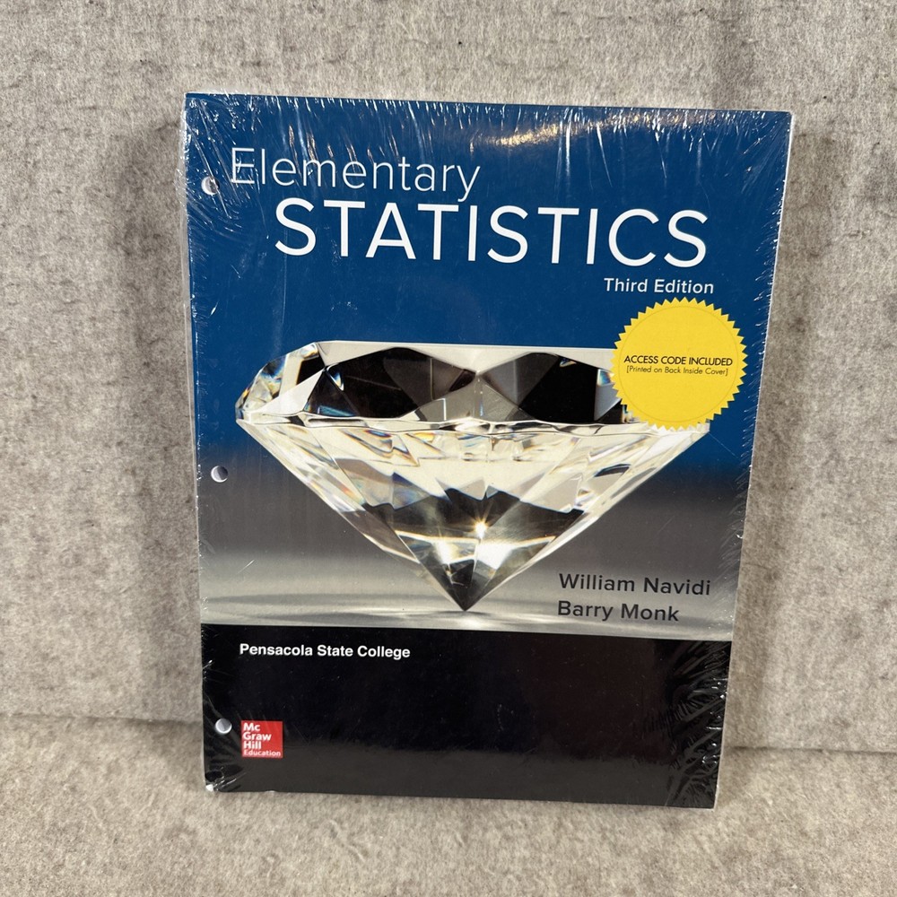 Elementary Statistics Navidi Loose Leaf Third Edition Pensacola State