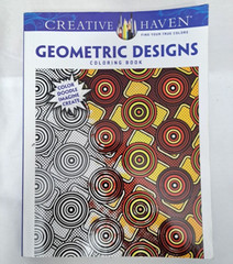 Creative Haven Geometric Designs Coloring Book by Dover Over 120 Pages, Kids