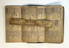 1914 Pocket Dictionary Grand Island Business College Nebraska w/Maps & More RARE
