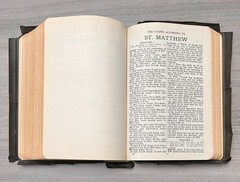 Handsize 1945 National Bible Press; Self Pronouncing KJV Study Helps; Color Maps