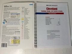 Cleveland Ohio Street Guide 2002 Rand McNally Atlas OH Road Map Streetfinder