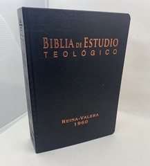 BIBLIA DE ESTUDIO TEOLOGICO TAPA DURA CON INDEX REINA VALERA 1960