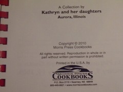Morris Press Cook Book „Recipes From Home”