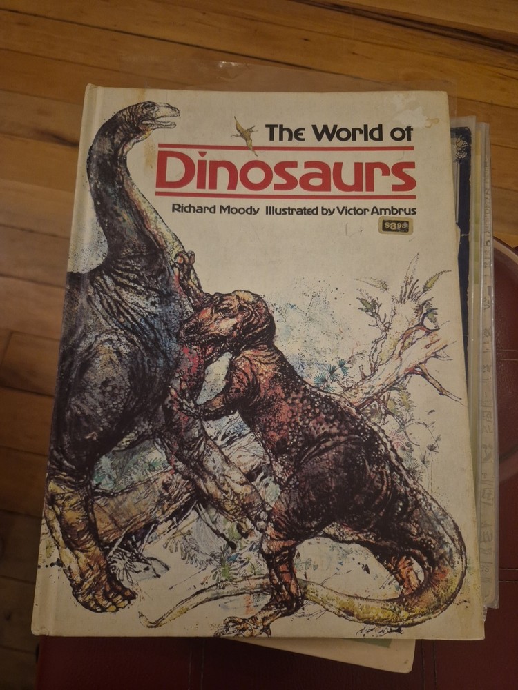 The World of Dinosaurs by Richard Moody – 1978 Hardcover Children’s Book
