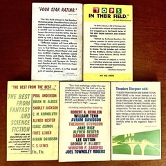 5 Vintage PBs: The Best From Fantasy & Science Fiction, Boucher (ed), 3, 4, 8-10