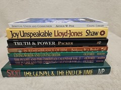 Book Lot 8 Religious The Pulpit & Christian Calendar Olford Gospel & Time Stott