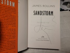 Sandstorm by James Rollins (2004, Hardcover) SIGNED 1st/1st