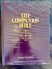 THE COMPANION BIBLE KJV Enlarged Type Edition Kregel Hardcover Bullinger NEW