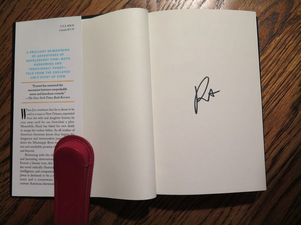 SIGNED James by Percival Everett | Pulitzer, National Book Award | 1st Ed | MINT
