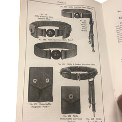 Catalog of Vintage Mills Woven Military Equipments – Mills Belt Company Catalog