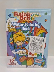 Rainbow Brite Water Painting Book Just Add Water Retro 80s NEW 12 Pages D7