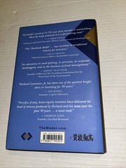 Model : 37 Years Investing in Asian Equities by Richard H. Lawrence Jr….