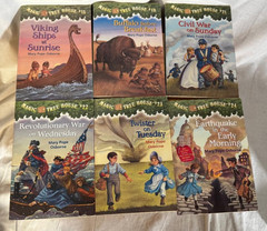 Magic Tree House Set of 12 Paperback Books Includes Fact Tracker Heroes Book