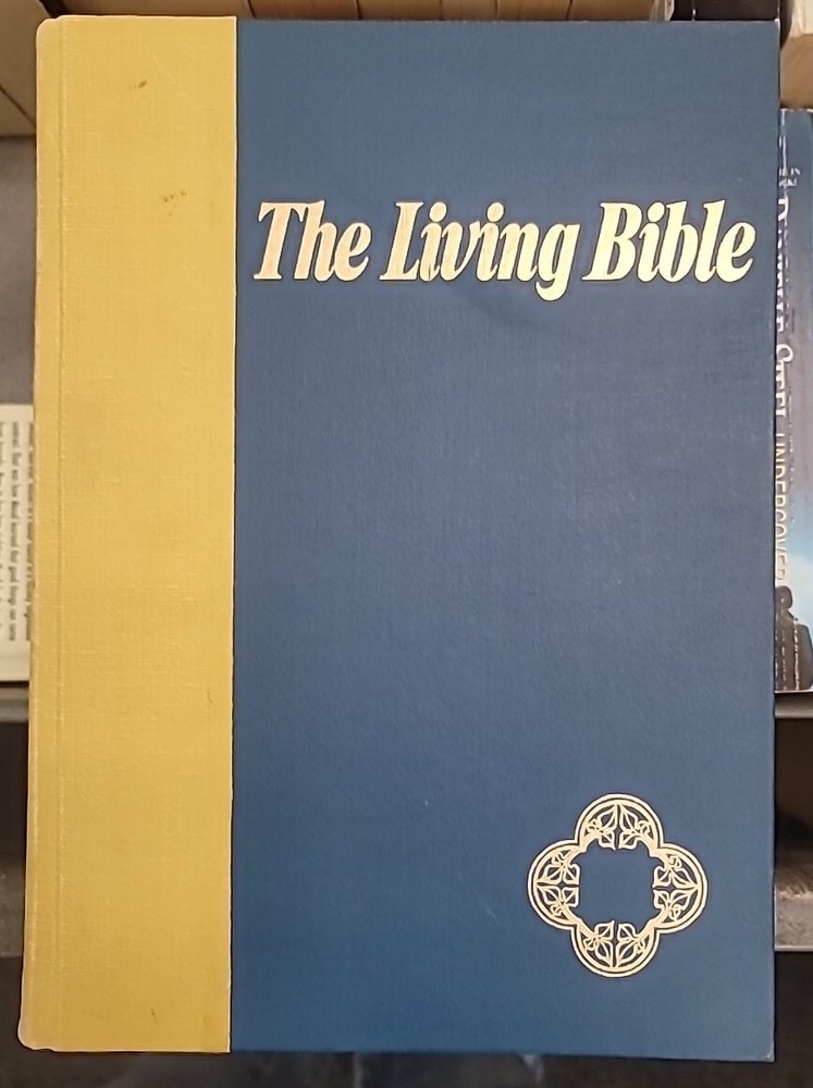 1973~The Living Bible w/Holman Illustrated Edition Paraphrased~ Hardcover~1226pg