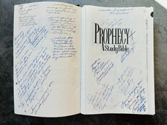 Prophecy Study Bible Hardcover Book 1997