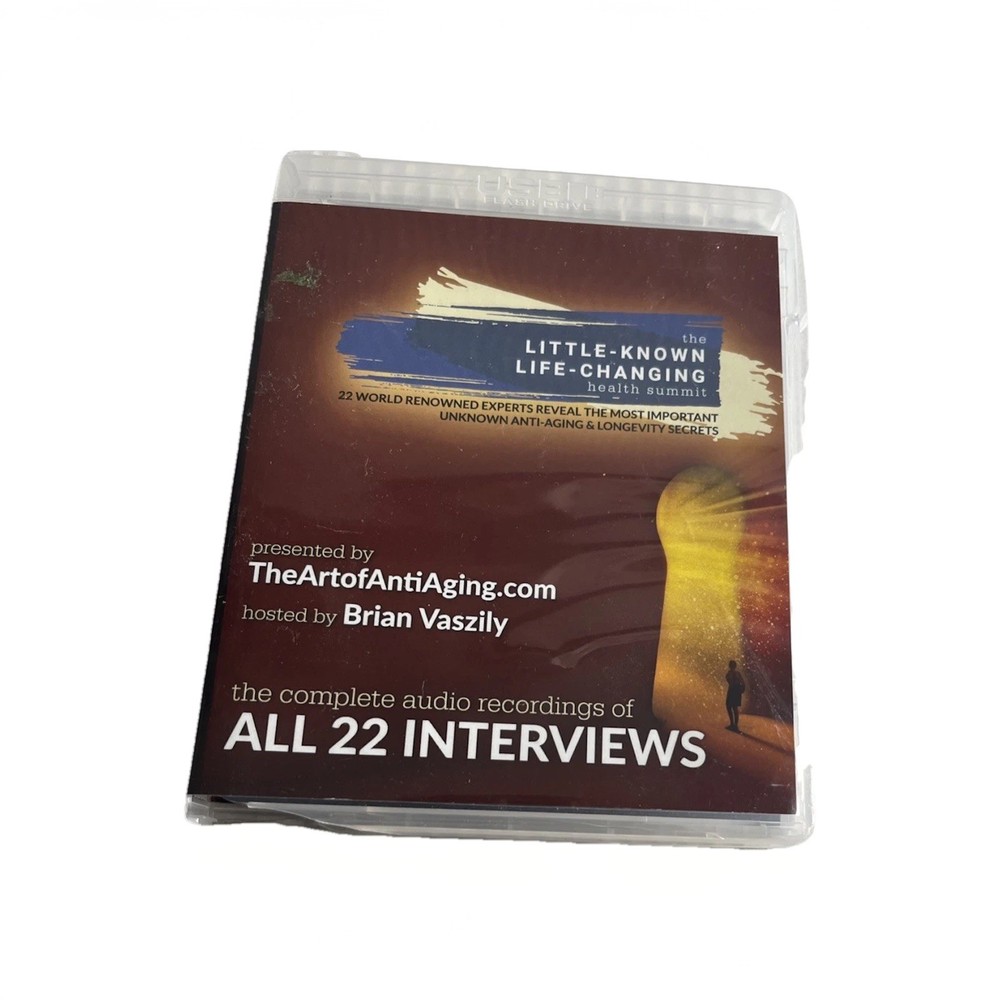 USB Flash Drive – The Little Known Life Changing Health Summit All 22 Interviews